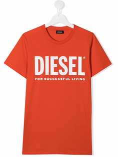 Diesel Kids футболка с логотипом