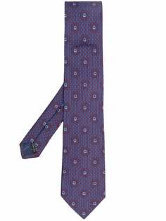 Salvatore Ferragamo галстук с абстрактным принтом
