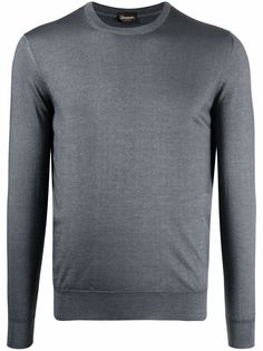 Drumohr джемпер тонкой вязки с круглым вырезом
