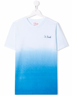 Mc2 Saint Barth Kids футболка Portofino с эффектом градиента