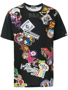 A BATHING APE® футболка с логотипом Bape