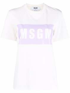 MSGM футболка с логотипом