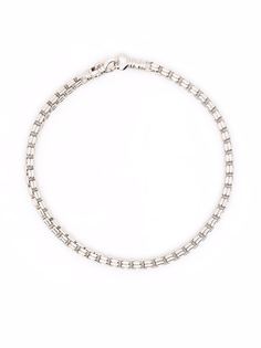 Tom Wood серебряный браслет Venetian Double M