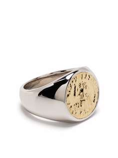 Tom Wood серебряное кольцо-печатка