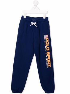 Polo Ralph Lauren Kids спортивные брюки с кулиской и логотипом