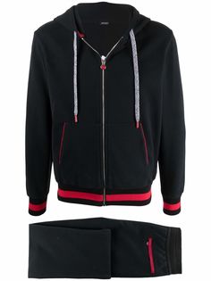 Kiton спортивный костюм с контрастной отделкой
