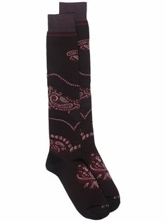 ETRO носки с узором пейсли