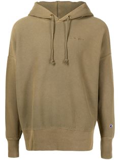Champion худи с вышитым логотипом