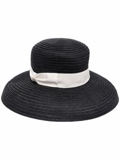 Borsalino плетеная шляпа с лентой