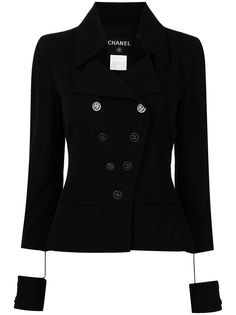 Chanel Pre-Owned двубортный жакет 2001-го года