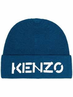 Kenzo шапка бини с вышитым логотипом