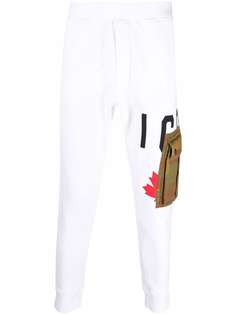 Dsquared2 спортивные брюки с накладным карманом