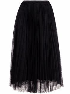 RED Valentino юбка из тюля пуэн-деспри