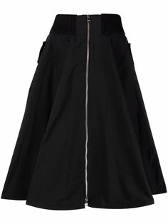 RED Valentino расклешенная юбка с завышенной талией