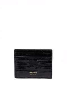 TOM FORD картхолдер с тиснением под крокодила