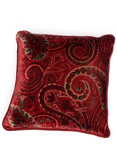 ETRO HOME бархатная подушка с узором пейсли