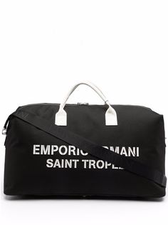 Emporio Armani дорожная сумка Saint Tropez с логотипом