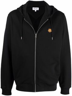 Kenzo худи на молнии с нашивкой Tiger