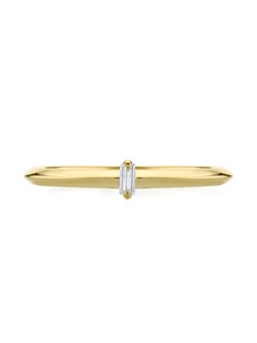 Lizzie Mandler Fine Jewelry кольцо Knife Edge из желтого золота с бриллиантами