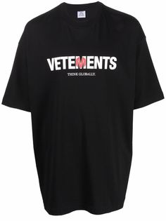 VETEMENTS футболка с логотипом