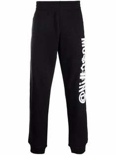 Moschino спортивные брюки с вышитым логотипом Symbols
