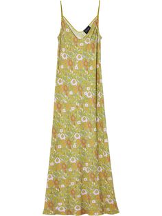 Marc Jacobs платье-комбинация с цветочным принтом