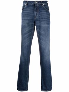 Brunello Cucinelli прямые джинсы средней посадки