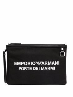 Emporio Armani клатч Forte Dei Marmi с логотипом