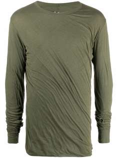 Rick Owens рубашка с жатым эффектом