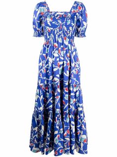 Tory Burch платье миди со сборками