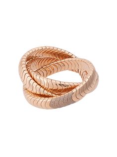 Mattia Cielo 18kt rose gold diamond wrap bracelet