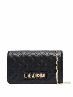 Love Moschino стеганая сумка на плечо с логотипом