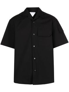Bottega Veneta рубашка с короткими рукавами и карманами
