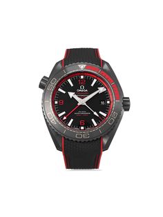 Omega наручные часы Seamaster Planet Ocean 600M Co-Axial Master Chronometer GMT pre-owned 45.5 мм 2021-го года