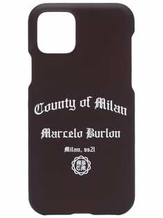 Marcelo Burlon County of Milan чехол для iPhone 11 Pro с логотипом