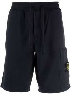 Stone Island флисовые спортивные шорты