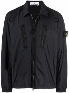 Stone Island куртка-рубашка на молнии