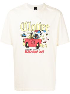 CLOT футболка Beach Day Out с графичным принтом