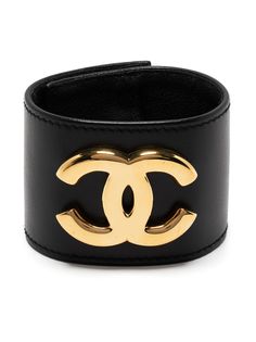 Chanel Pre-Owned браслет-бэнгл 1997-го года с логотипом CC