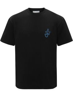 JW Anderson футболка с нашивкой-логотипом