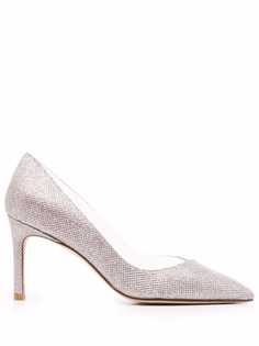 Stuart Weitzman туфли-лодочки с прозрачными вставками