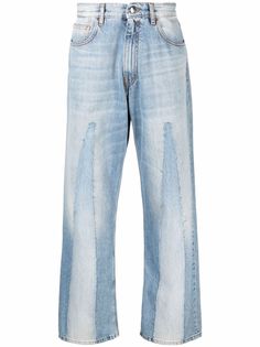 Marni прямые джинсы со вставками