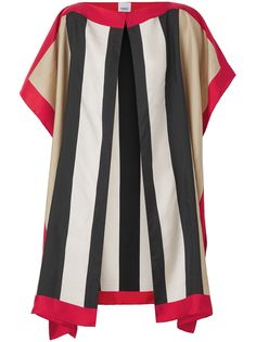 Burberry кейп в полоску Icon Stripe