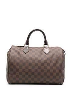 Louis Vuitton дорожная сумка Damier Ebène Speedy 30 2010-го года