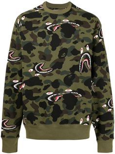 A BATHING APE® толстовка с камуфляжным принтом Bape