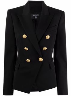 Balmain двубортный блейзер