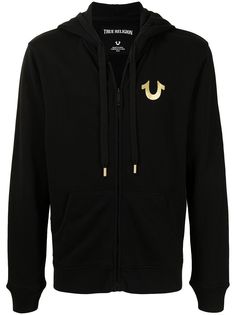True Religion худи на молнии с логотипом