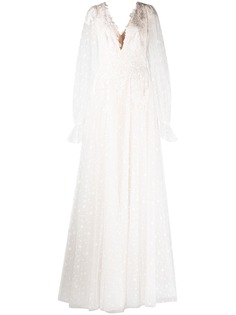 Tadashi Shoji свадебное платье Gretel с узором в горох