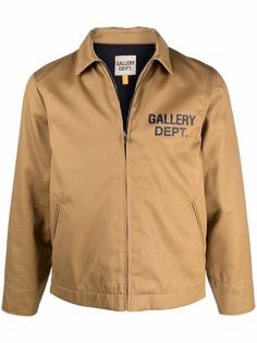 GALLERY DEPT. куртка на молнии с логотипом