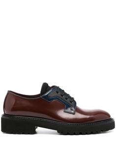 PAUL SMITH глянцевые туфли на шнуровке